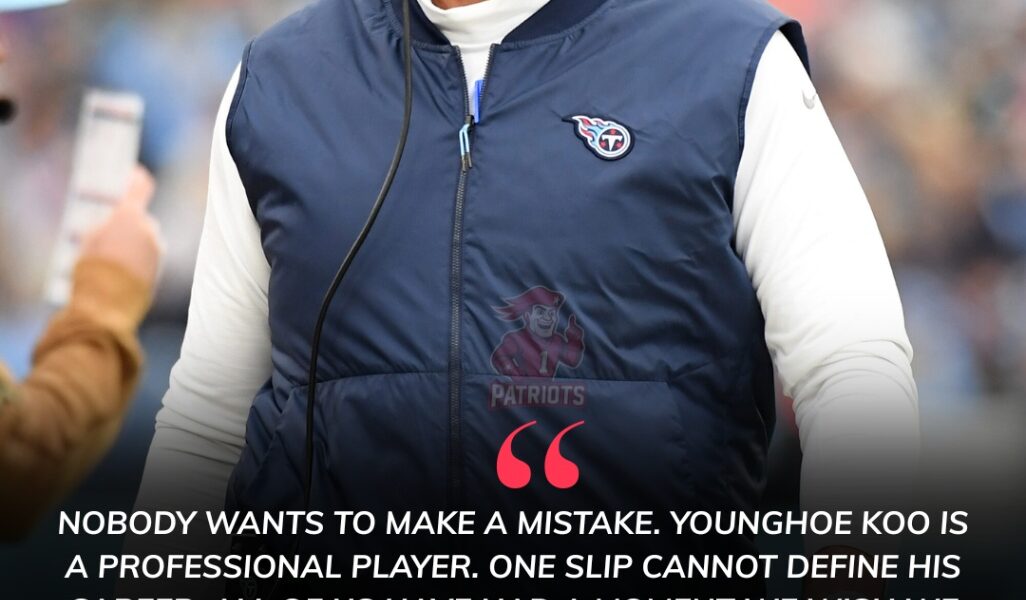 Coach Vrabel Comes to Defense of Younghoe Koo After He Was “Cursed Out” by His Own Team Following Missed Kick That Led to Giants’ Disastrous Loss to Patriots on MNF