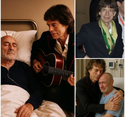 “YOU’RE STILL A LEGEND, MATE”: MICK JAGGER’S QUIET HOSPITAL PERFORMANCE FOR PHIL COLLINS MOVES LONDON TO TEARS