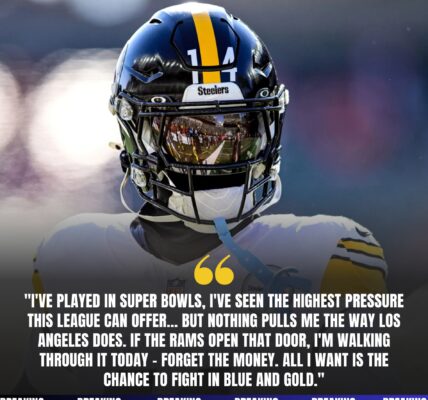 BREAKINGNEWS Former Super Bowl champion shocks NFL world as he publicly declares desire to join Los Angeles Rams after release from Pittsburgh Steelers