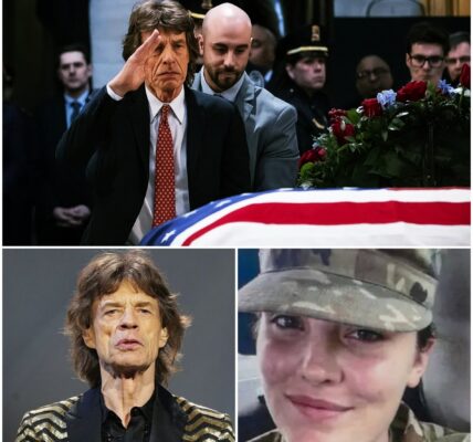 Mick Jagger’s Silent Act of Honor at Fallen Guardsman’s Funeral Leaves America in Tears