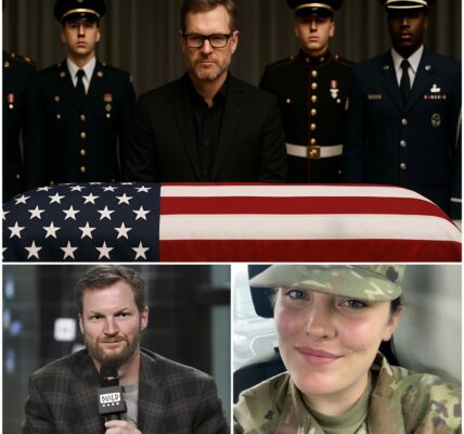 Dale Earnhardt Jr.’s Quiet Act of Compassion at a Fallen Soldier’s Funeral Leaves the Nation in Silence