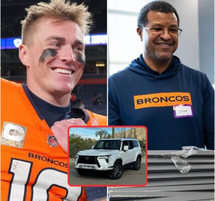 BREAKINGNEWS bo nix secretly repaid a broncos janitor who helped him at midnight — and what neighbors saw outside her house the next morning stunned the entire team