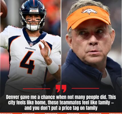 BREAKINGNEWS Jarrett Stidham shocks Denver with heartfelt declaration as Sean Payton responds behind closed doors