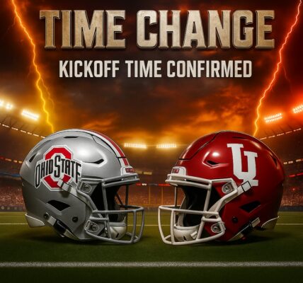 BREAKINGNEWS: Sudden kickoff shake-up stuns fans as OHIO STATE BUCKEYES vs INDIANA HOOSIERS face unexpected schedule overhaul