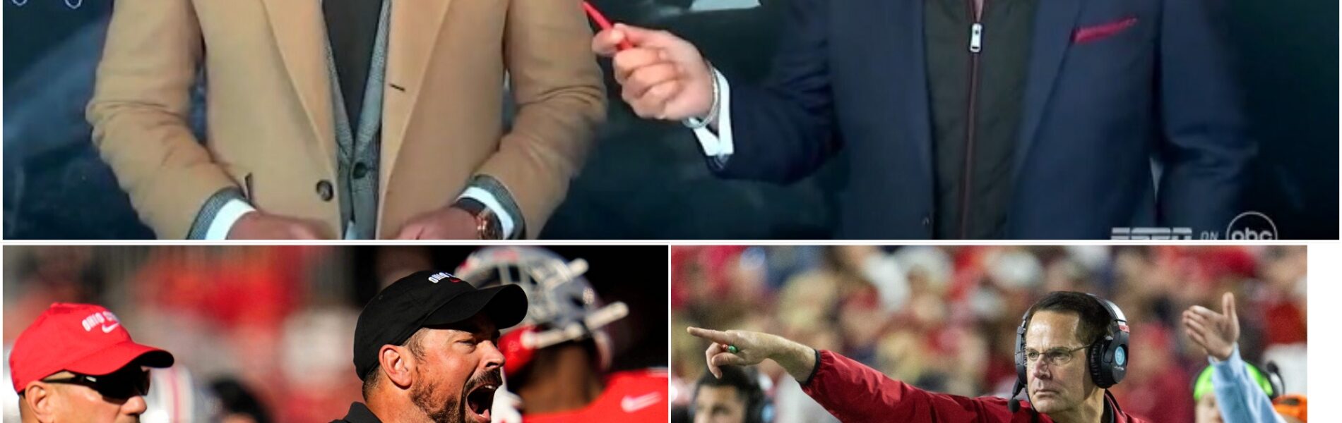 Joe Tessitore and Jesse Palmer predict "Ohio State Buckeyes will lose to Indiana Hoosiers" — and Ryan Day has a 7-word uncompromising response, saying it might be their biggest mistake ever and everything will be clear on December 6.