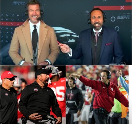 Joe Tessitore and Jesse Palmer predict "Ohio State Buckeyes will lose to Indiana Hoosiers" — and Ryan Day has a 7-word uncompromising response, saying it might be their biggest mistake ever and everything will be clear on December 6.