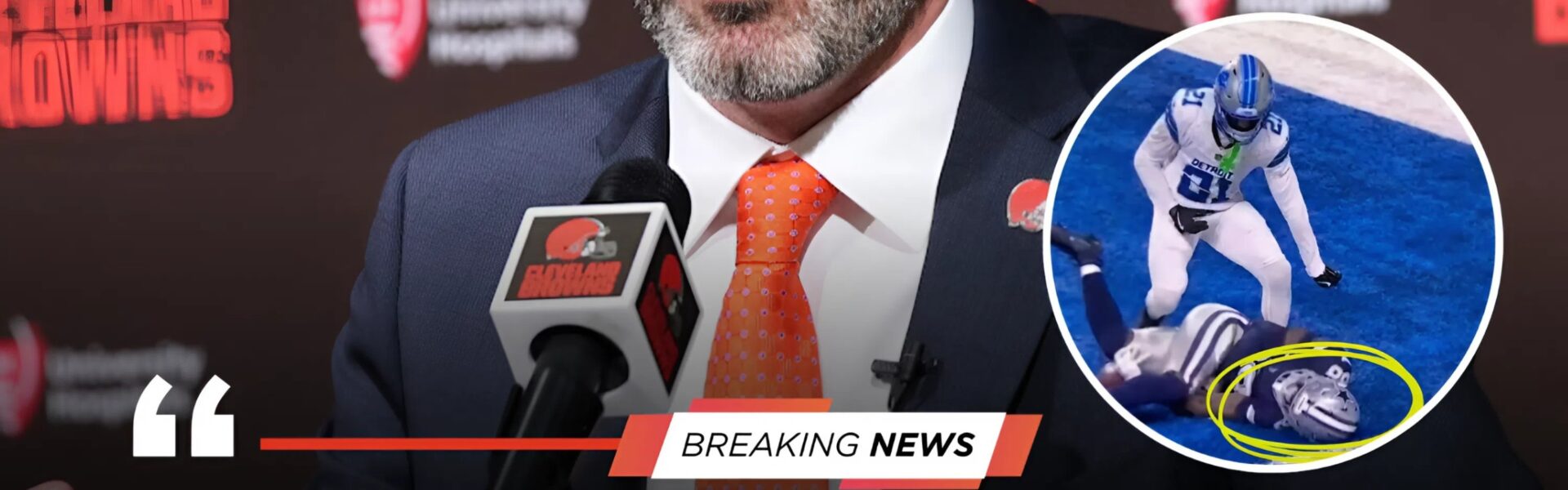 Browns Head Coach Kevin Stefanski Issues Fierce Statement After Fictional Lions–Cowboys Collision Involving CeeDee Lamb