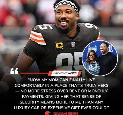 Myles Garrett Chooses Family Over Fame: The Emotional Moment That Stunned the NFL