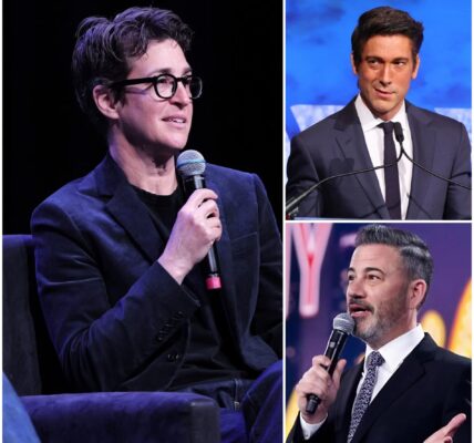 BREAKING NEWS: In a shocking move that’s shaking up the media world, Rachel Maddow, David Muir, and Jimmy Kimmel have walked away from their multi-million dollar contracts and launched The Real Room