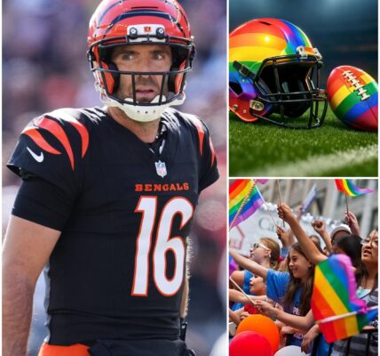 BREAKING: Cincinnati Bengals quarterback Joe Flacco has publicly refused to wear the NFL’s L.G.B.T rainbow helmet and ball in the remaining matches this season.