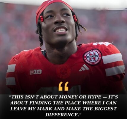 Nebraska star Emmett Johnson is reportedly set to shock the college football world by joining Alabama