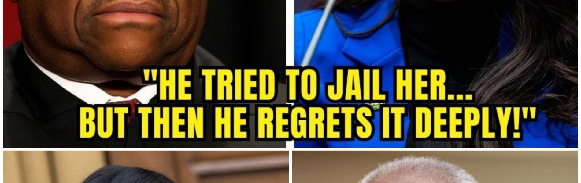 Clarence Thomas Attempts to Jail Jasmine Crockett — Twenty Minutes Later, He Regrets It Deeply