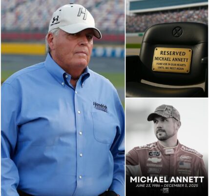 BREAKING NEWS: Daytona International Speedway has revealed a permanent empty seat for Michael Annett — but what fans saw next sent shockwaves through the stands.