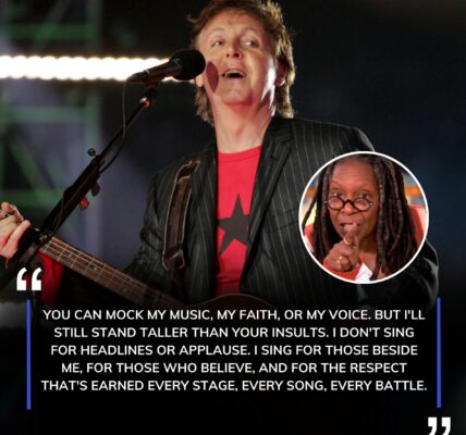 LIVE TV SHOCKER: PAUL McCARTNEY STUNS AMERICA AFTER WHOOPI’S OFFHAND INSULT — ONE SENTENCE CHANGED EVERYTHING