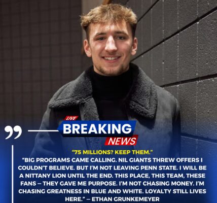 BREAKINGNEWS: Ethan Grunkemeyer stuns college football by rejecting massive NIL offers and declaring lifelong loyalty to Penn State
