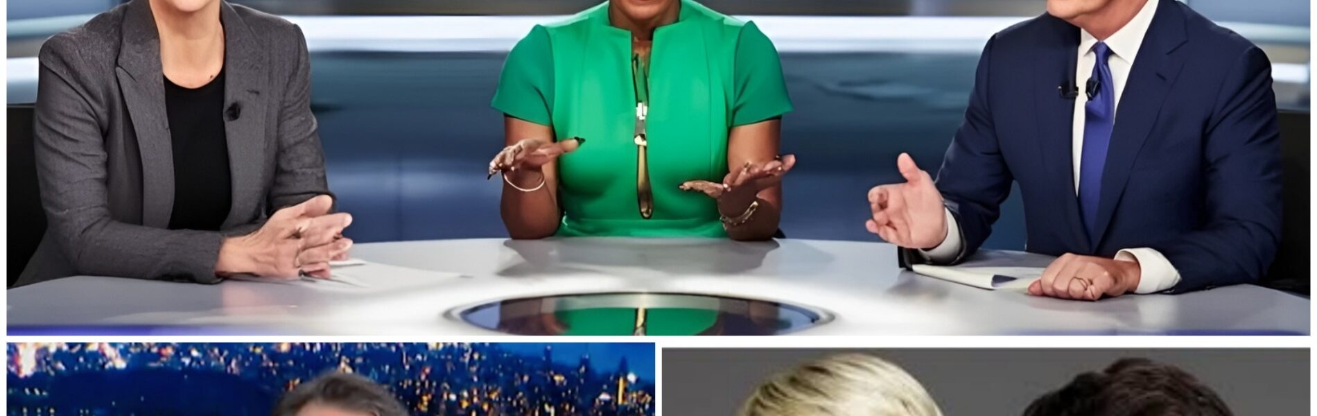 MADDOW, COLBERT, AND REID DEFY CORPORATE CONTROL AND LAUNCH A SECRET INDEPENDENT NEWSROOM