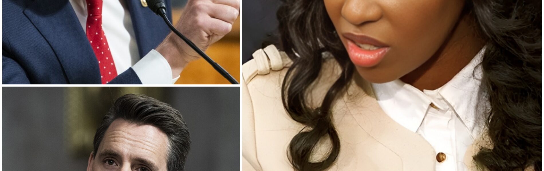 Jasmine Crockett stunned the Senate, accusing Senator Holly of academic fraud with detailed evidence, leaving the chamber and Washington reeling.