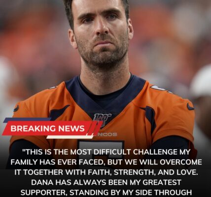 SAD NEWS: Cincinnati Bengals Quarterback Joe Flacco and His Beloved Wife Face One of the Most Painful Chapters of Their Lives