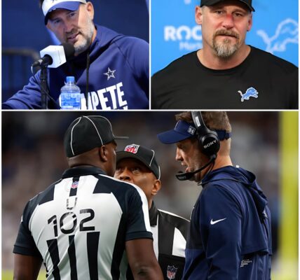 NFL Suspends Three Referees After Controversial Officiating in Cowboys vs. Lions Showdown — Dallas’ Playoff Hopes in Jeopardy