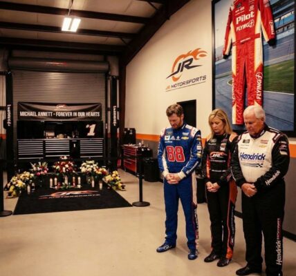“Always Riding With Us”: JR Motorsports Honors Michael Annett with Emotional Garage Tribute