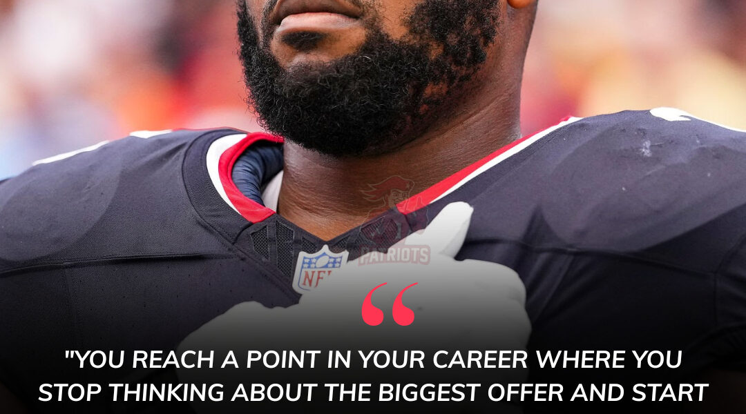 Just 1 Hour After Being Released by the Texans, a “Cornerstone” of Super Bowl LIV Expresses Desire to Join the Patriots – Willing to Walk Away From Major Deals to Help New England Return to Its Glory Days