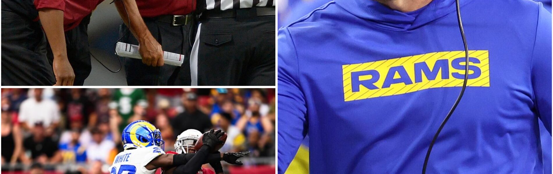 AFTER RAMS’ 45–17 DOMINANCE OVER CARDINALS, Coach Sean McVay responds to Cardinals fans who have been accused of bias, saying only short-sighted people would say the win was unfair.