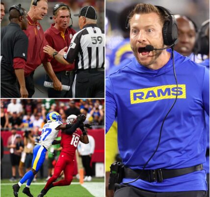 AFTER RAMS’ 45–17 DOMINANCE OVER CARDINALS, Coach Sean McVay responds to Cardinals fans who have been accused of bias, saying only short-sighted people would say the win was unfair.
