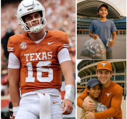 BREAKING: Arch Manning Sparks a Storm as the Dream of a Poor Boy Who Collected Scrap for 3 Years to See the Texas Longhorns Finally Comes True -tlinh&mck
