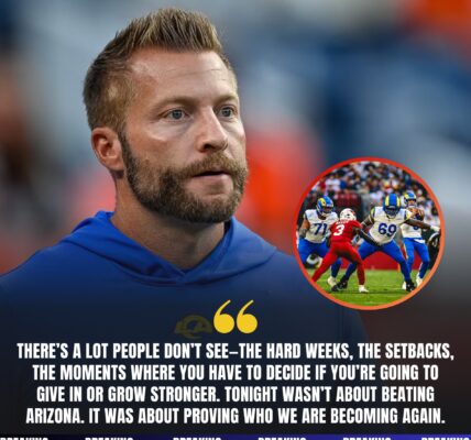 BREAKINGNEWS sean McVay leaves media stunned after Los Angeles Rams crush Arizona Cardinals 45–17 as emotional message overshadows dominant victory