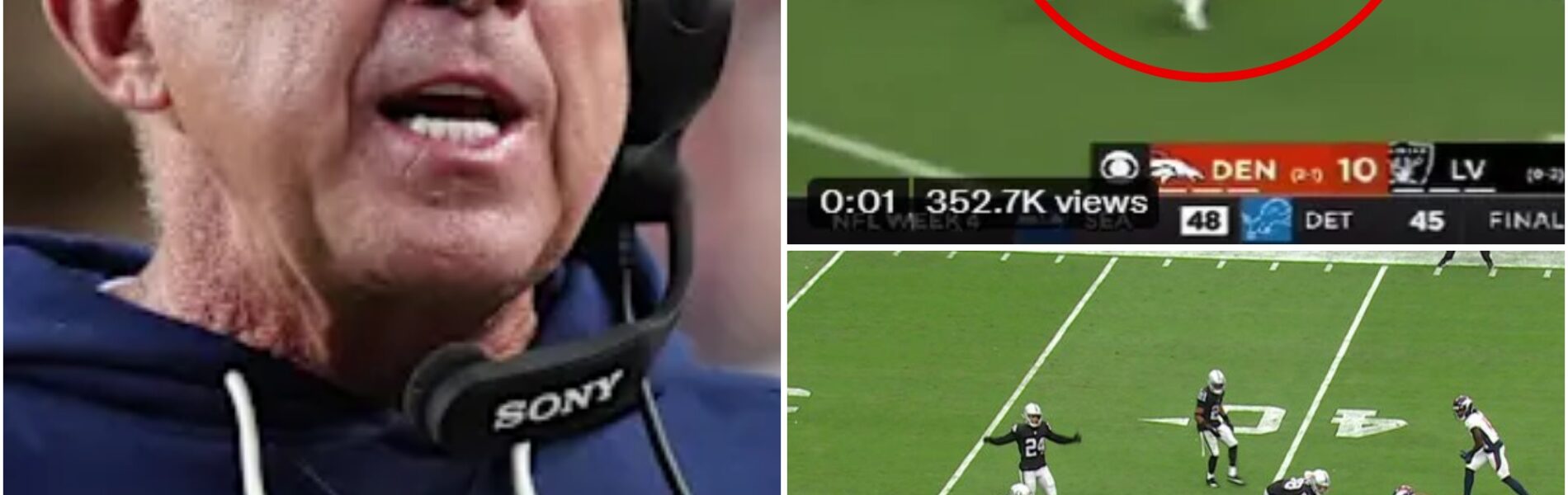 Victory Overshadowed: What Sean Payton Called ‘A Dark Night for the NFL’ After Broncos–Raiders Clash