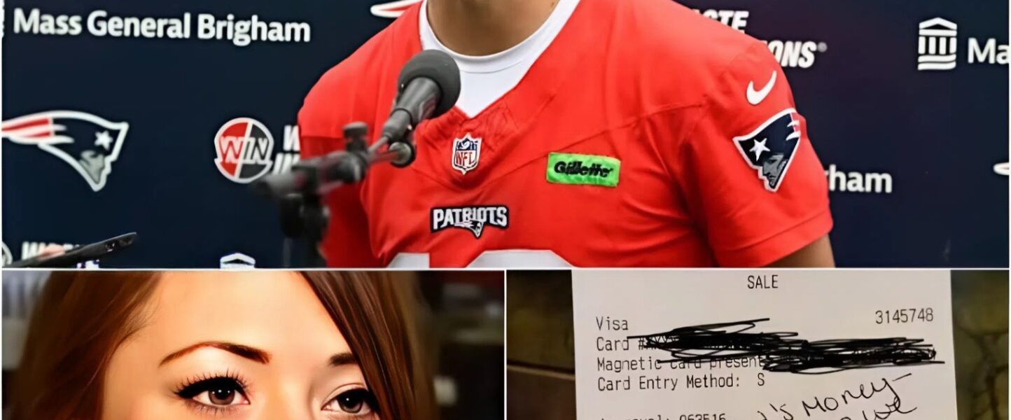 A Waitress Served Drake Maye Without Knowing Who He Was — Minutes Later, His Note Left Her Sobbing in the Middle of the Diner