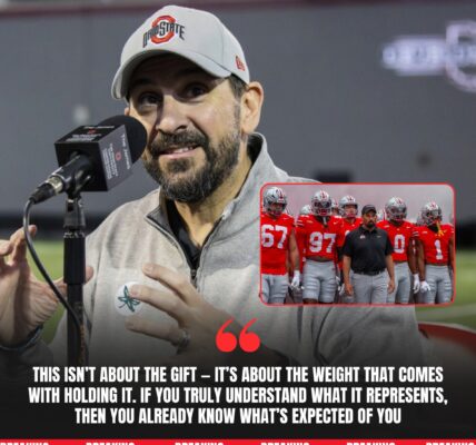 BREAKINGNEWS Matt Patricia ushers in a new era at Ohio State with a symbolic gift that stunned the locker room