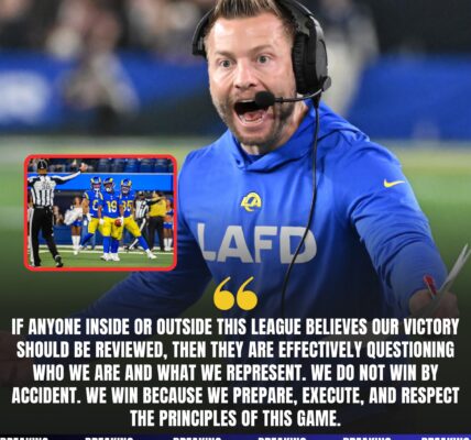 BREAKINGNEWS Sean McVay fiercely rejects calls for review of controversial LA Rams victory and warns NFL against questioning his team’s integrity