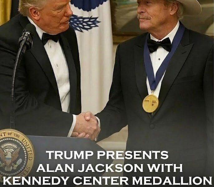Alan Jackson Receives the Prestigious Kennedy Center Honors from President Donald Trump