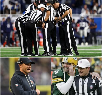 BREAKING: Four NFL Referees Suspended After Overlooking Packers’ Violations in Bears’ Loss