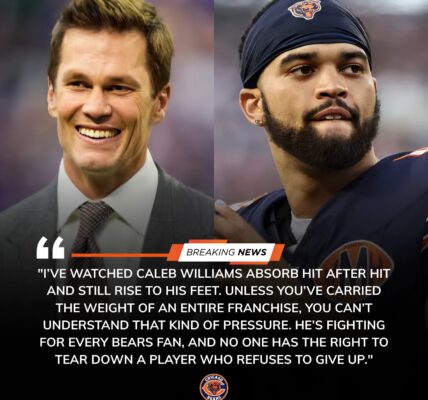 Caleb Williams Stuns the NFL: Tom Brady Speaks Out in Support, and Williams’ Seven-Word Response Ignites a Viral Frenzy