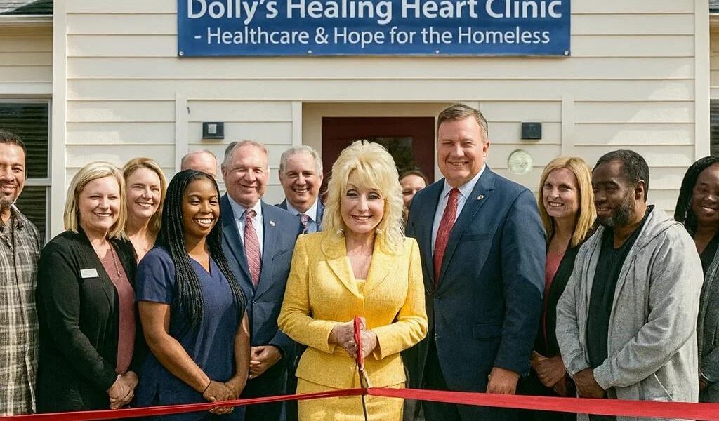 DOLLY PARTON OPENS “DOLLY’S HEALING HEART CLINIC” — A GIFT OF LOVE AND HOPE FOR NASHVILLE’S HOMELESS