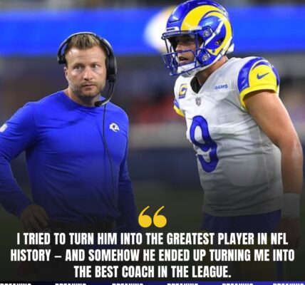 “I tried to turn him into the greatest player in NFL history — and somehow he ended up turning me into the best coach in the league.”