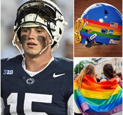 BREAKING NEWS: Controversy erupts at Penn State after Drew Allar refuses to wear rainbow-themed attire.