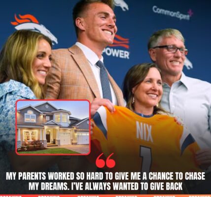BREAKINGNEWS Bo Nix leaves NFL world stunned after emotional gesture for his parents that even Broncos teammates didn’t know about
