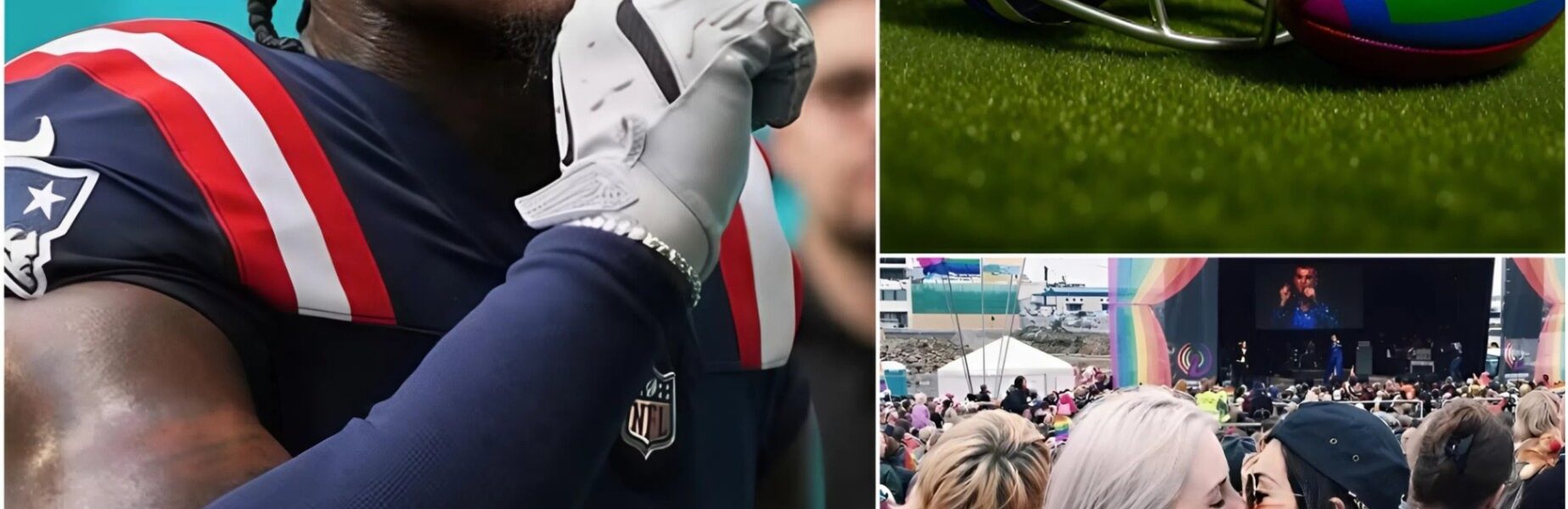 BREAKING: New England Patriots star Stefon Diggs has publicly refused to wear the L.G.B.T. rainbow helmet and game ball for the remaining matchups this season.