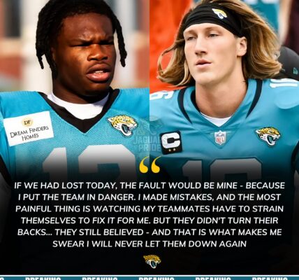 Despite beating the Colts, Trevor Lawrence took full blame, but Travis Hunter’s gesture afterward brought Jaguars Nation to tears.