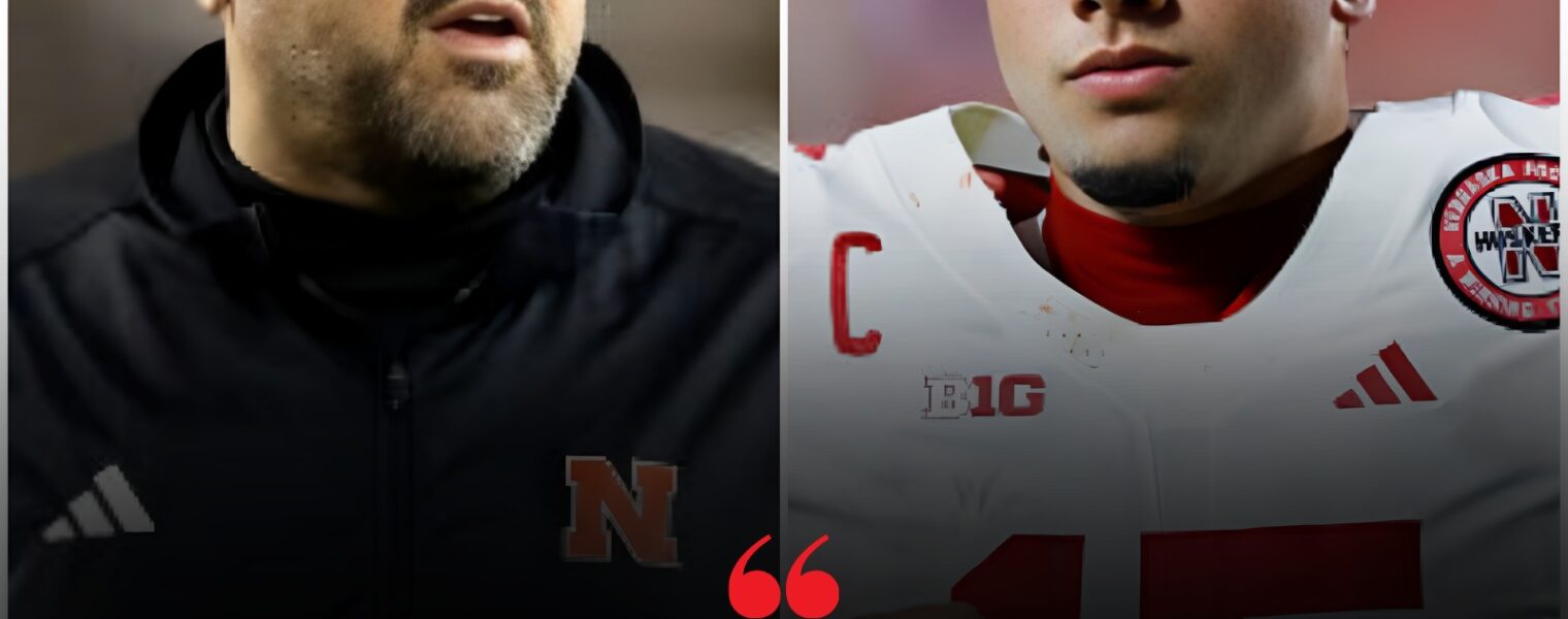 Nebraska’s Bold Move: Matt Rhule Doubles Down to Keep Dylan Raiola Ahead of Las Vegas Bowl