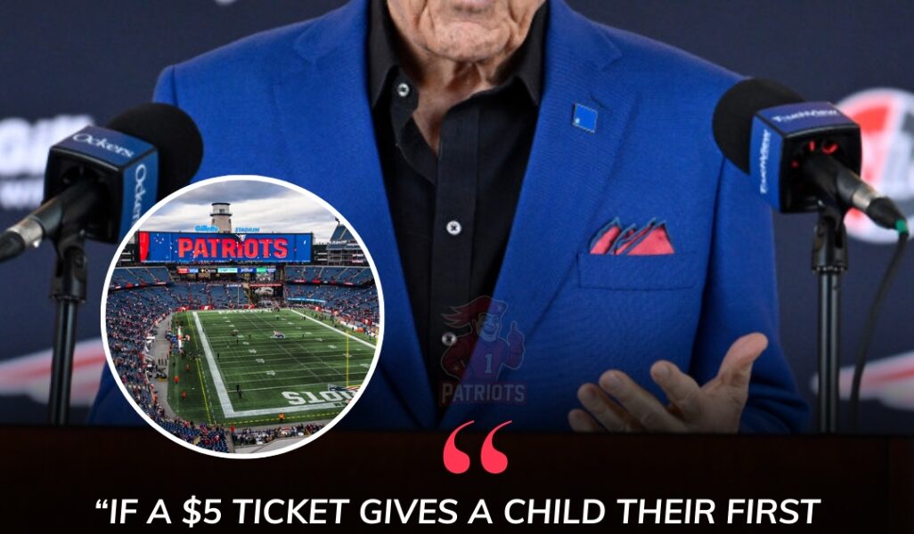 Robert Kraft’s $5 Ticket Day at Gillette Stadium