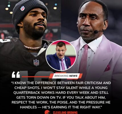 Rob Gronkowski Shocks the NFL by Defending Shedeur Sanders After Stephen A. Smith’s Harsh On-Air Remarks — And Sanders’ 7-Word Response Sets the Internet on Fire