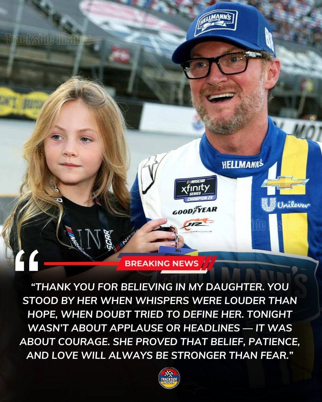 Just five minutes ago, Dale Earnhardt Jr. broke his silence in an emotional revelation about his daughter’s recent emotional struggles, leaving the NASCAR community stunned.