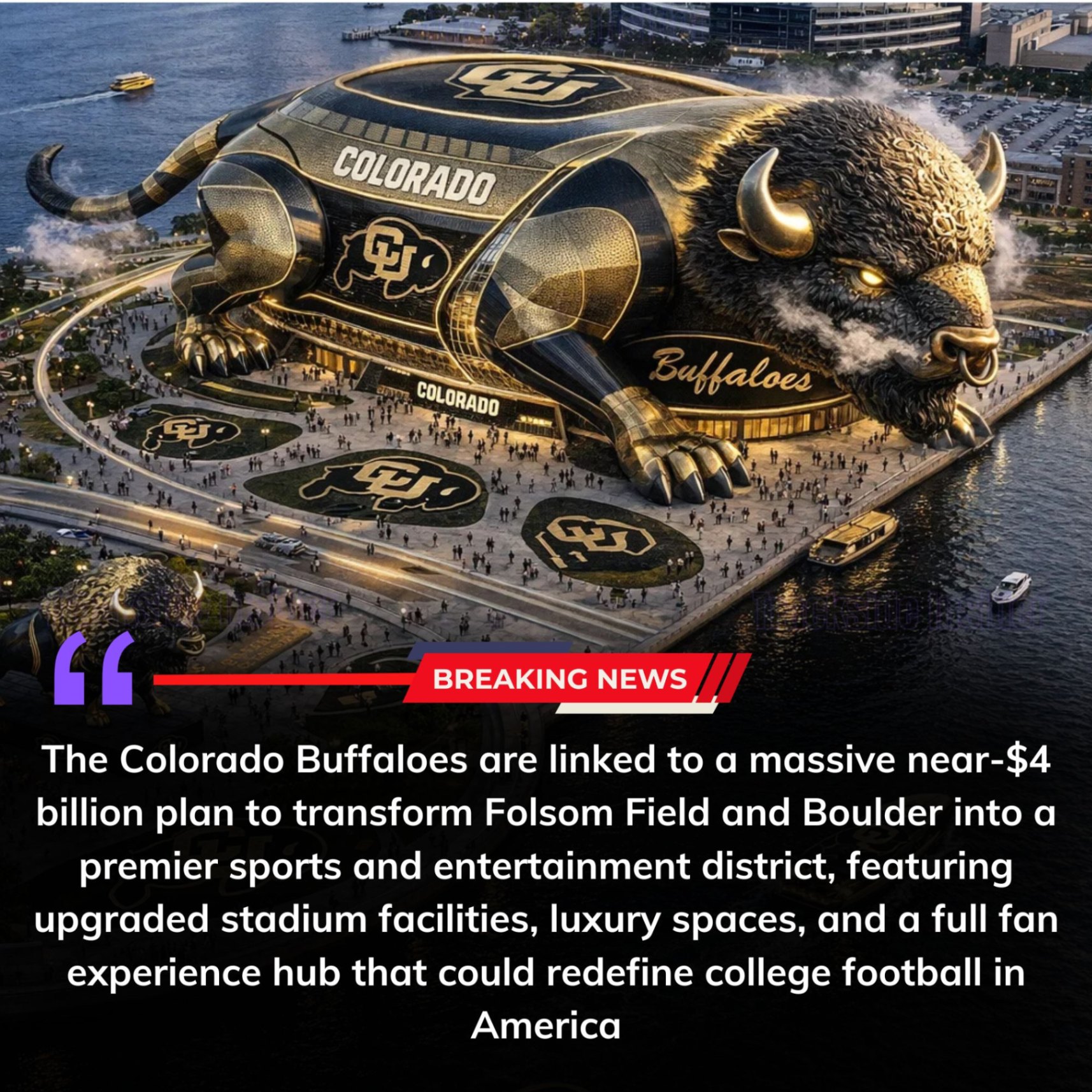 BREAKING: COLORADO BUFFALOES SET TO SHAKE COLLEGE FOOTBALL WITH HISTORIC MULTI-BILLION DOLLAR VISION