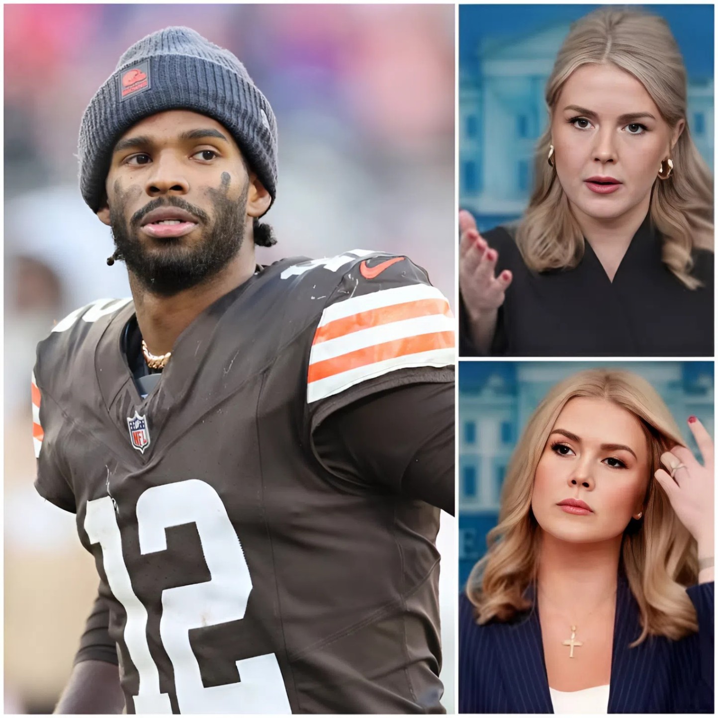 “HE’S JUST A COLLEGE QB.” — WHAT HAPPENED NEXT LEFT THE ROOM SILENT AND Karoline Leavitt WITH NO RESPONSE