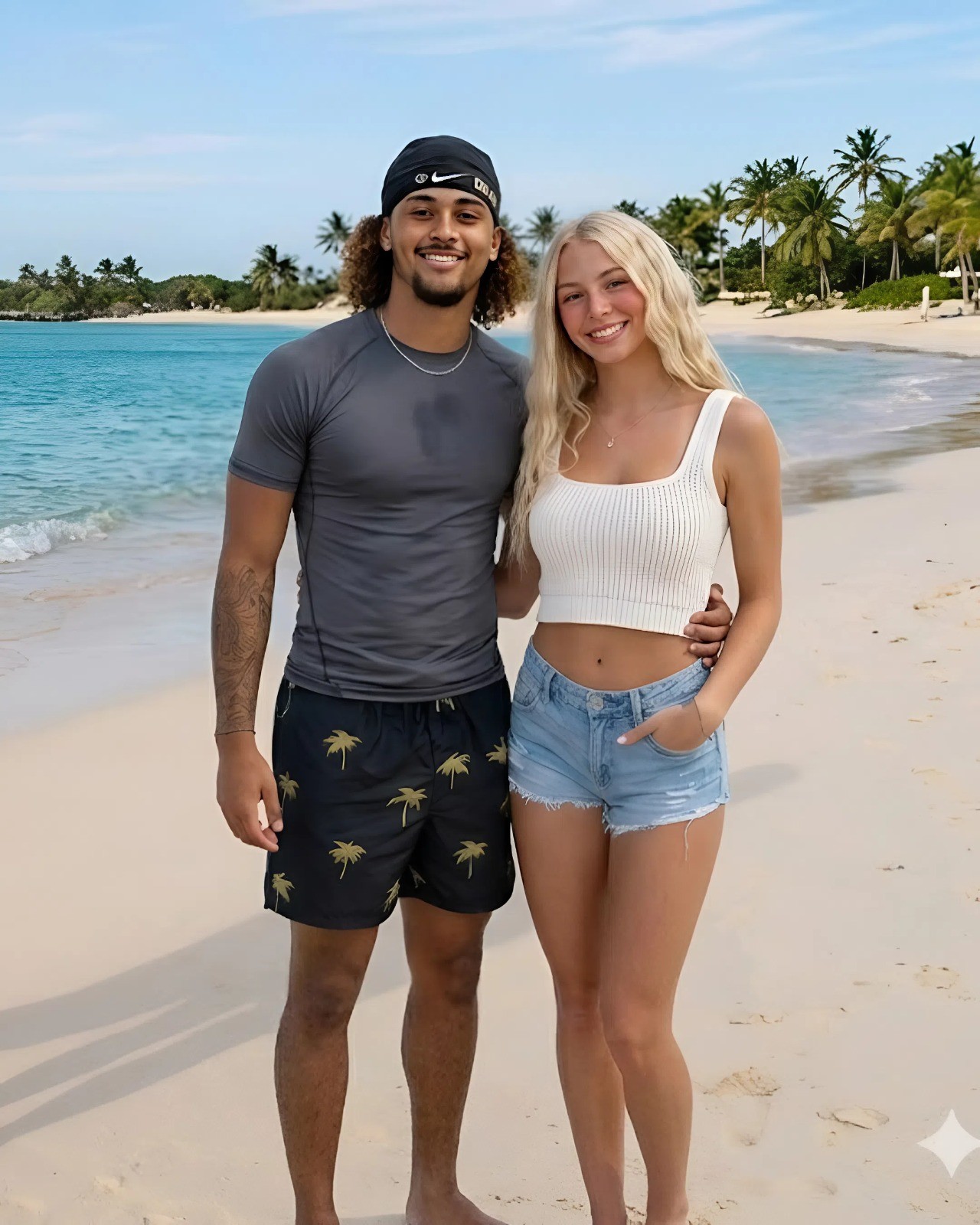 🔥 BEACH BOMBSHELL: Josie Ausman’s Stunning White Bikini Moments With Julian Lewis Take Over the Internet