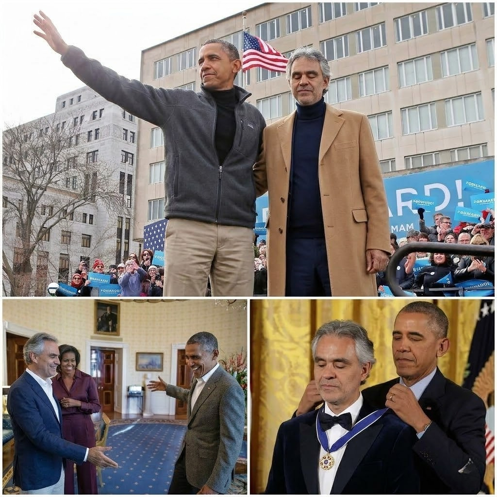 BREAKING NEWS: Andrea Bocelli Answers Barack Obama’s Call — A $12 Million Act of Compassion That Moved America to Tears
